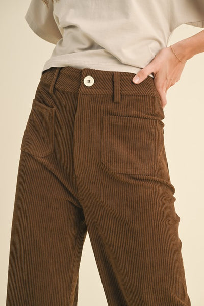 farrah pants in brown