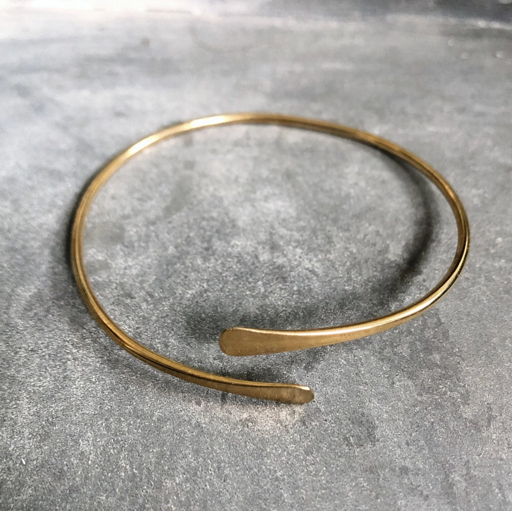 simple brass cuff